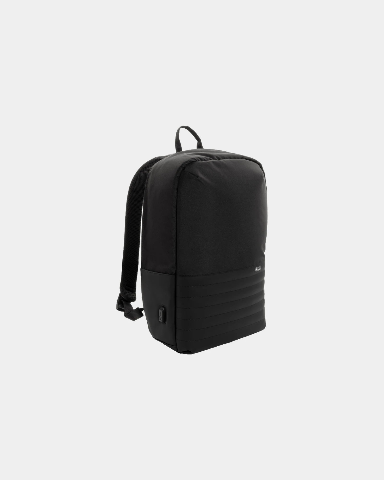 Promotional rPET anti-theft backpack Swiss Peak 15.6" - Black