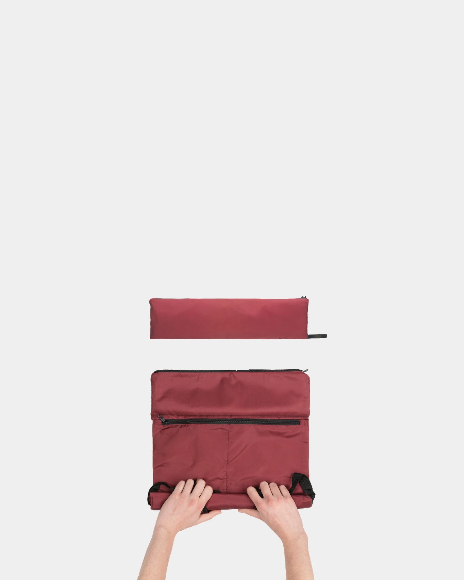 Custom rPET foldable backpack