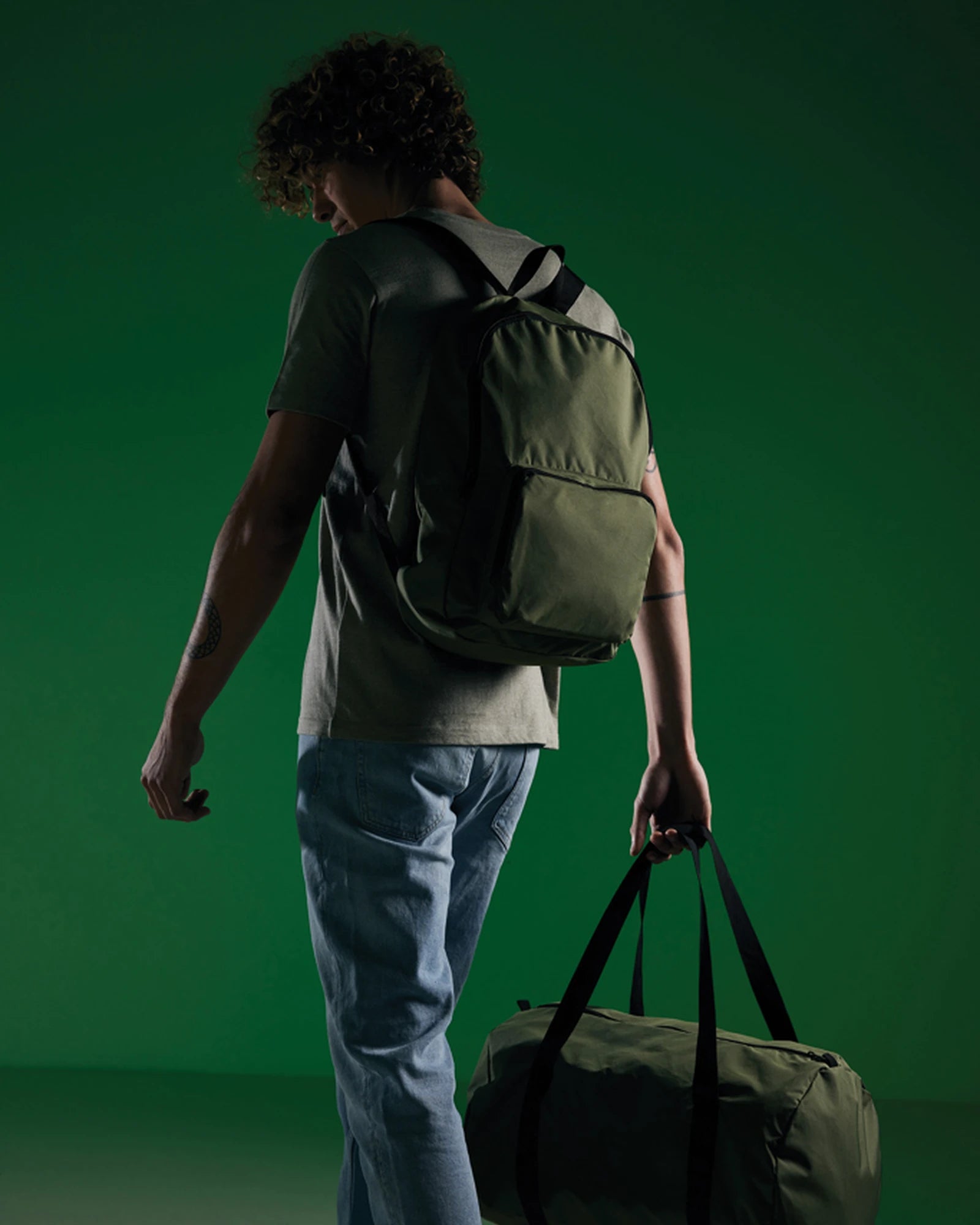 Promotional rPET AWARE™ Dillon foldable backpack - 32