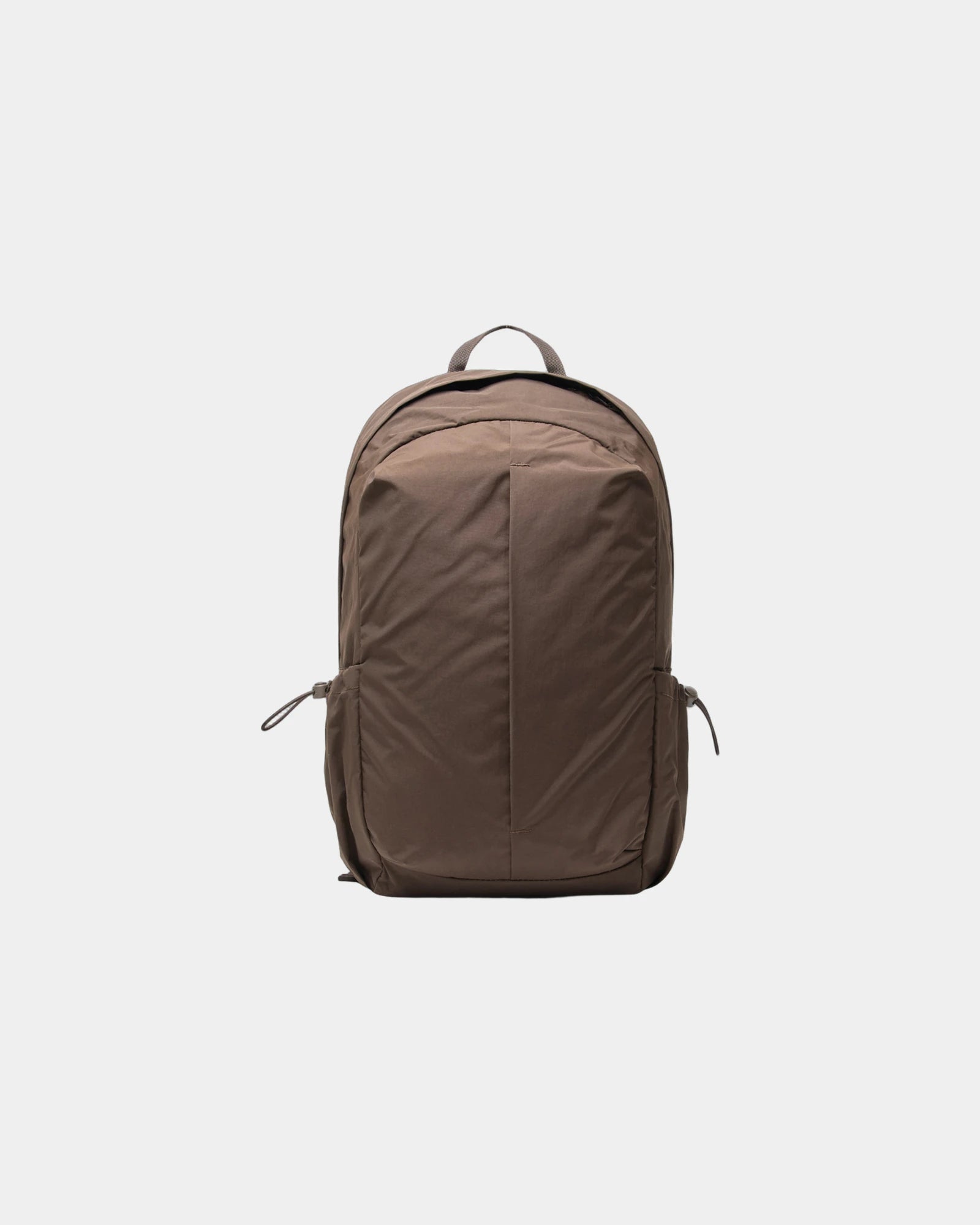 Custom recycled nylon laptop backpack 15.6" KENTO URBAN - Brown