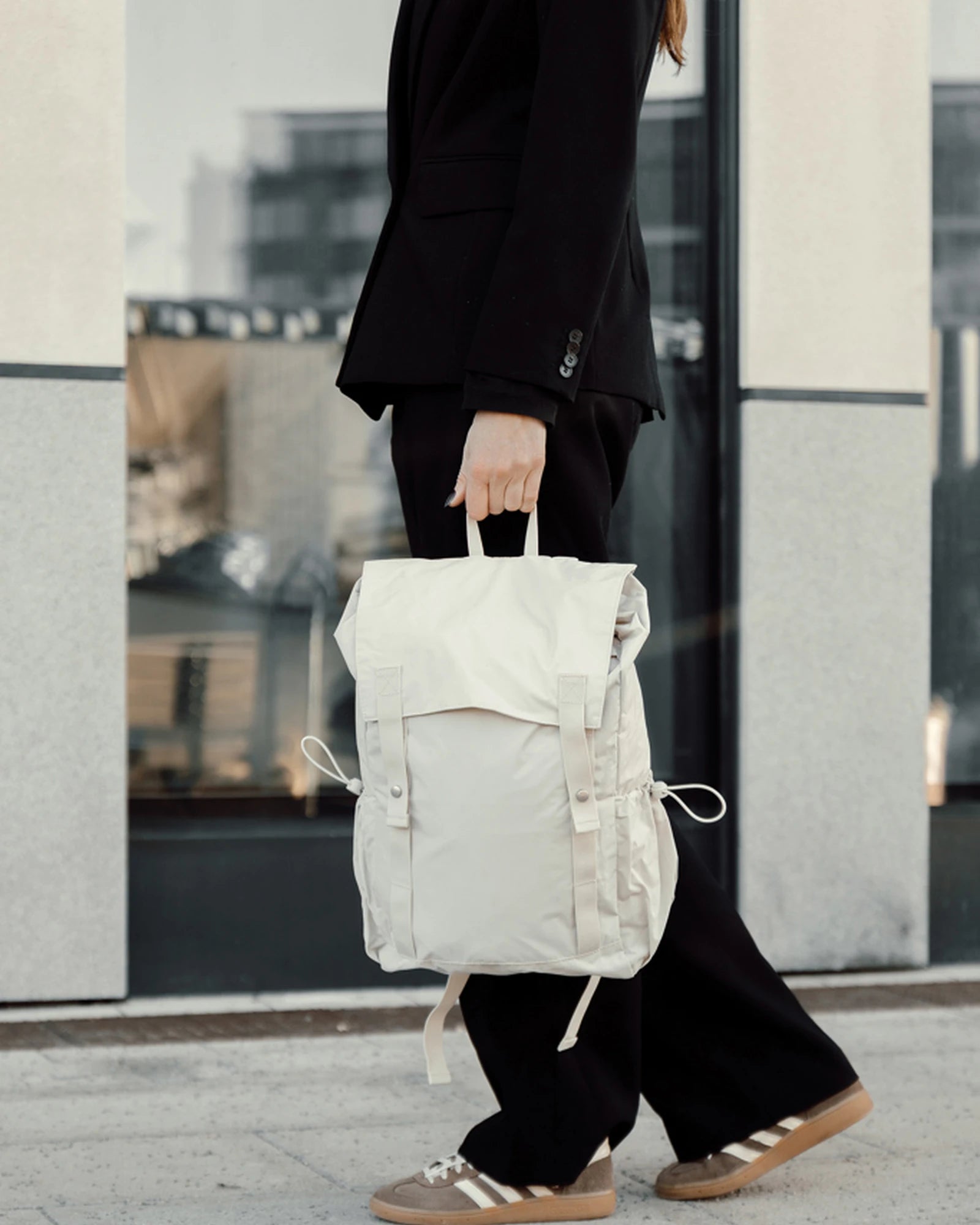 Custom recycled nylon backpack KENTO Urban - 15