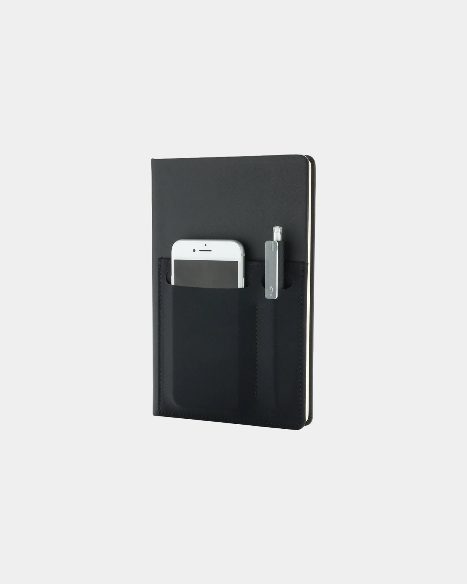 Custom A5 notebook with pockets - Black