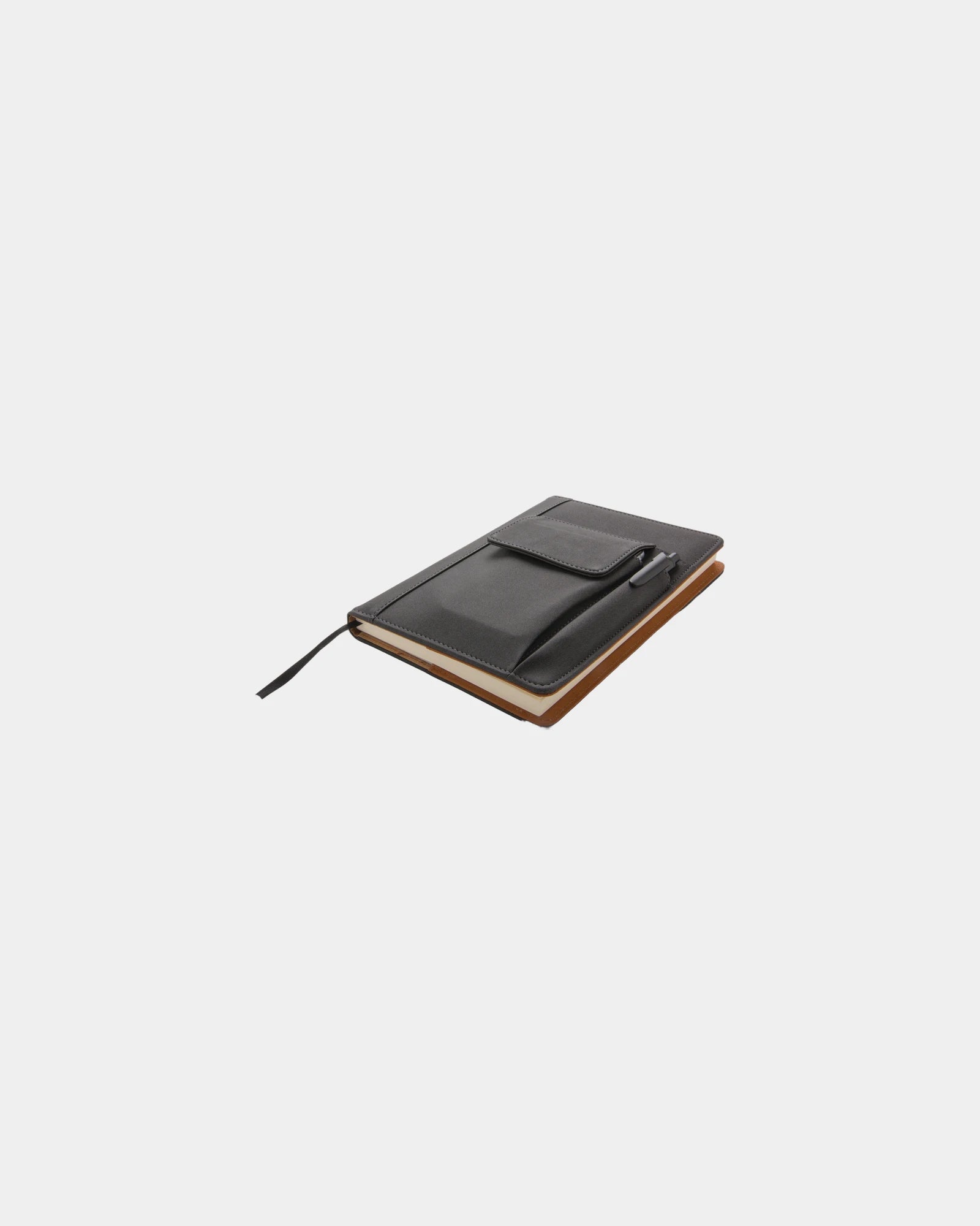 Custom PU notebook with phone pocket - 2