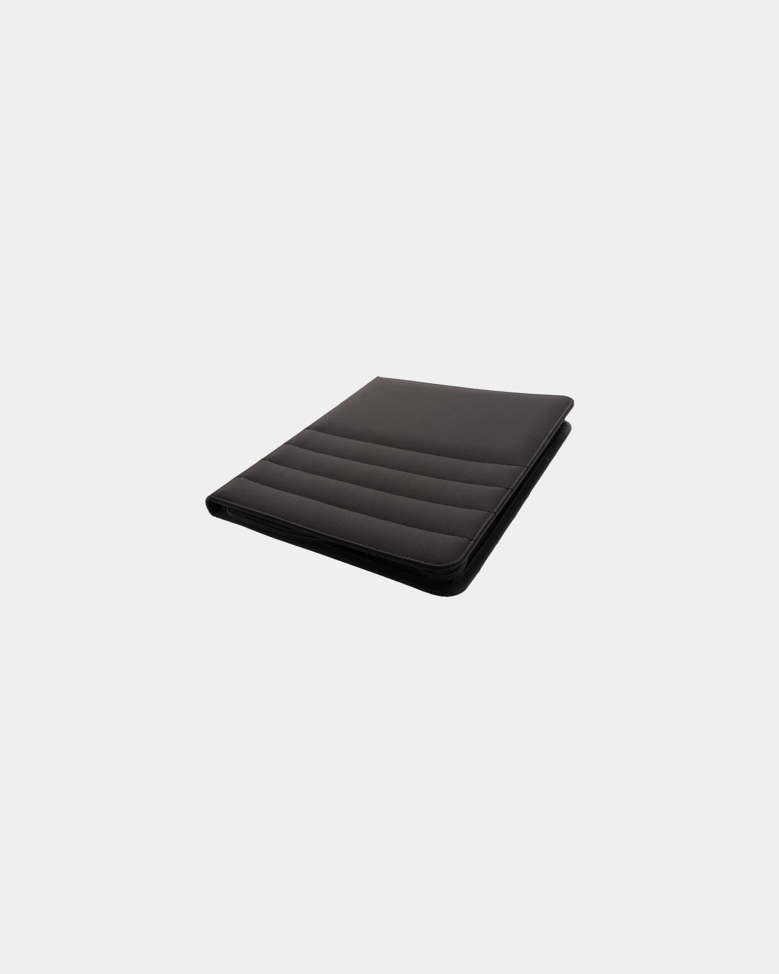 Promotional rPET AWARE™ zippered A4 conference folder - Black