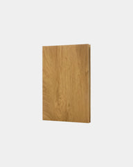 Promotional eco-friendly A5 notebook with printed wood cover - Brown