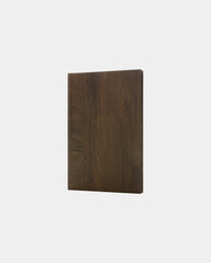 Promotional eco-friendly A5 notebook with printed wood cover - Dark Brown