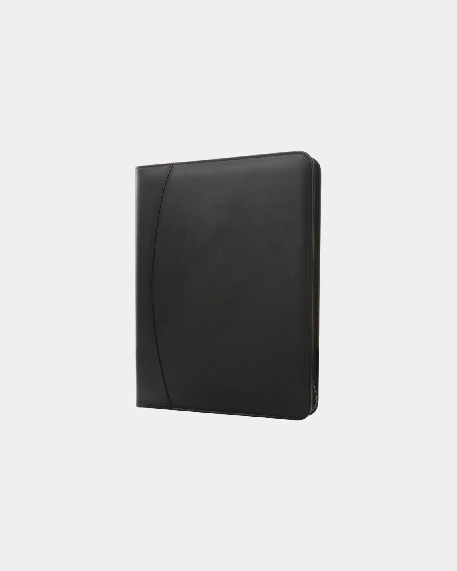 Promotional recycled PU conference folder - Black