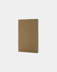 Custom recycled paper A5 notebook - Brown