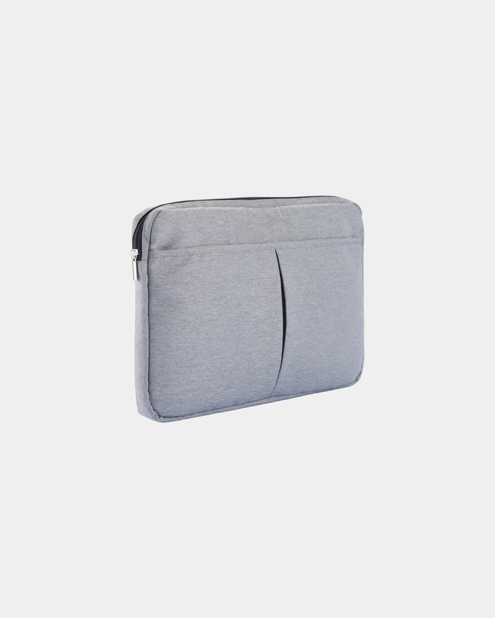 Promotional polyester laptop sleeve 15" - Grey