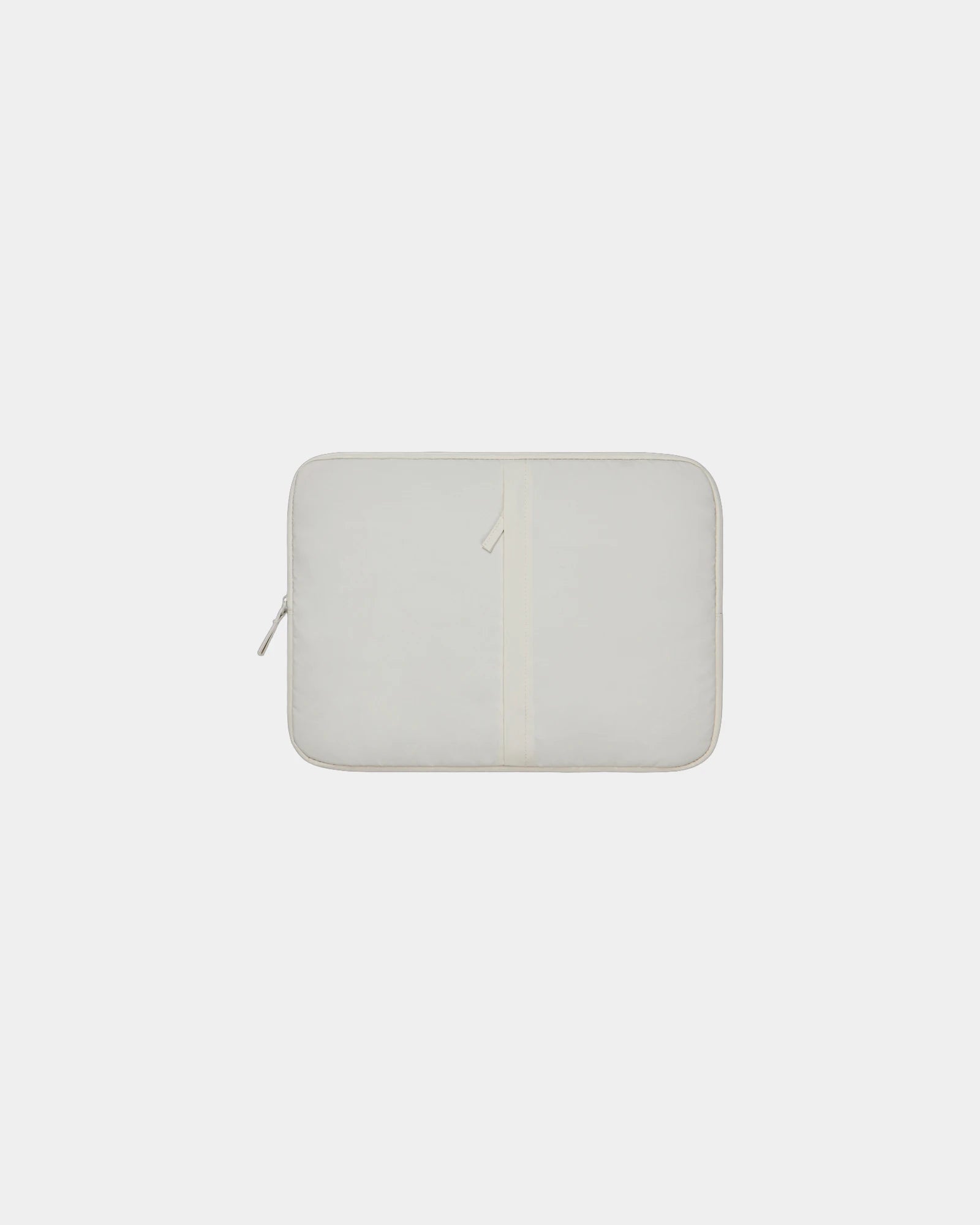 Custom recycled nylon laptop sleeve 15.6" - Beige