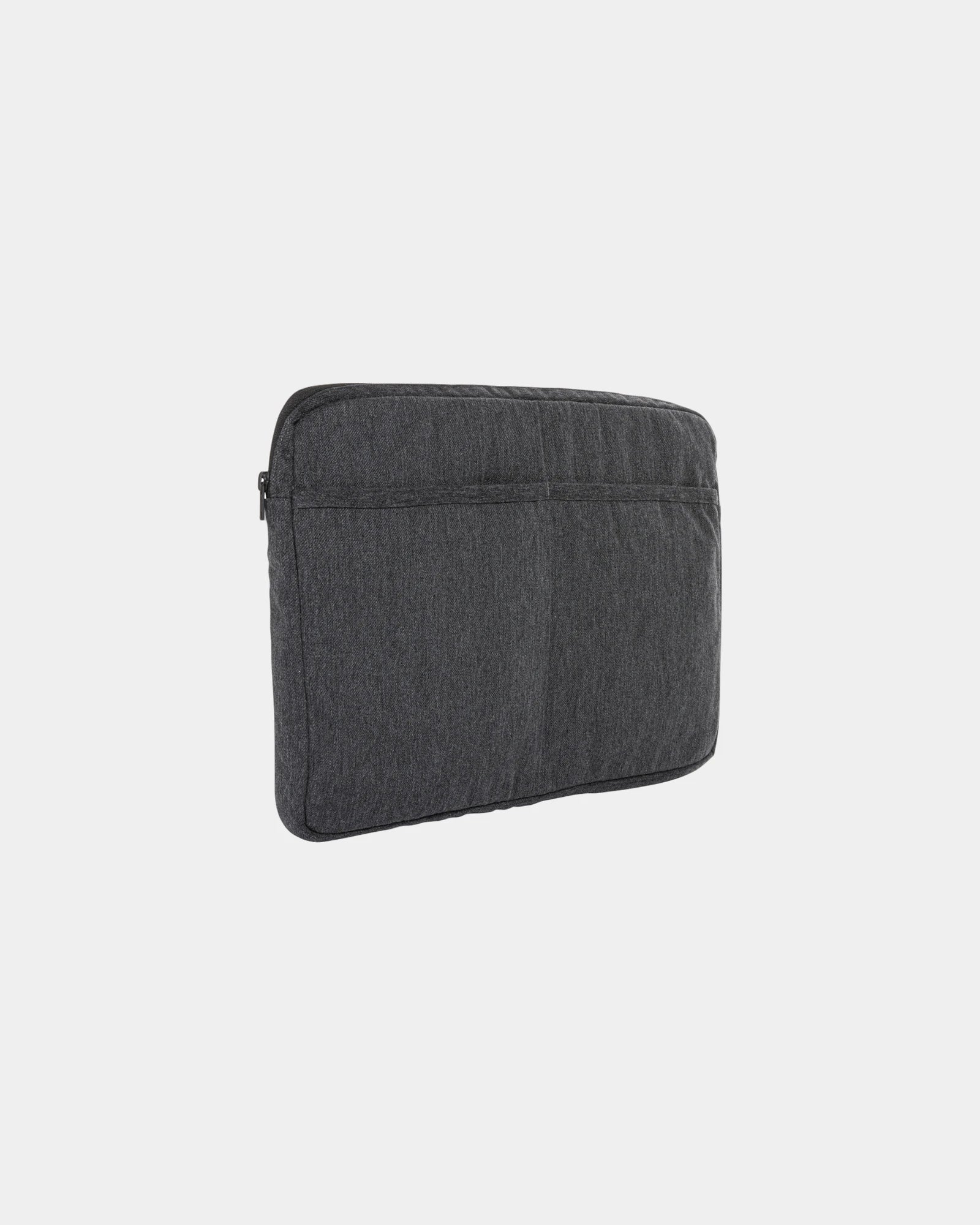Custom recycled cotton laptop sleeve 15.6" - Anthracite