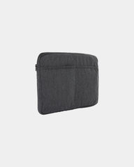 Custom recycled cotton laptop sleeve 15.6" - Anthracite