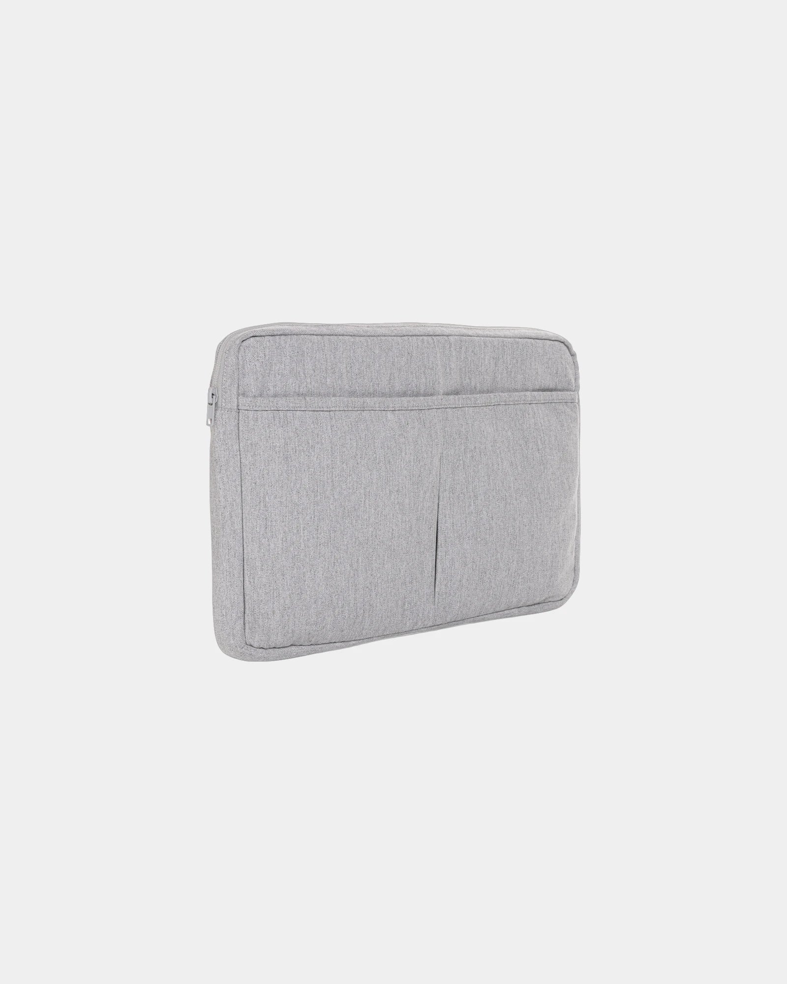 Custom recycled cotton laptop sleeve 15.6" - Grey