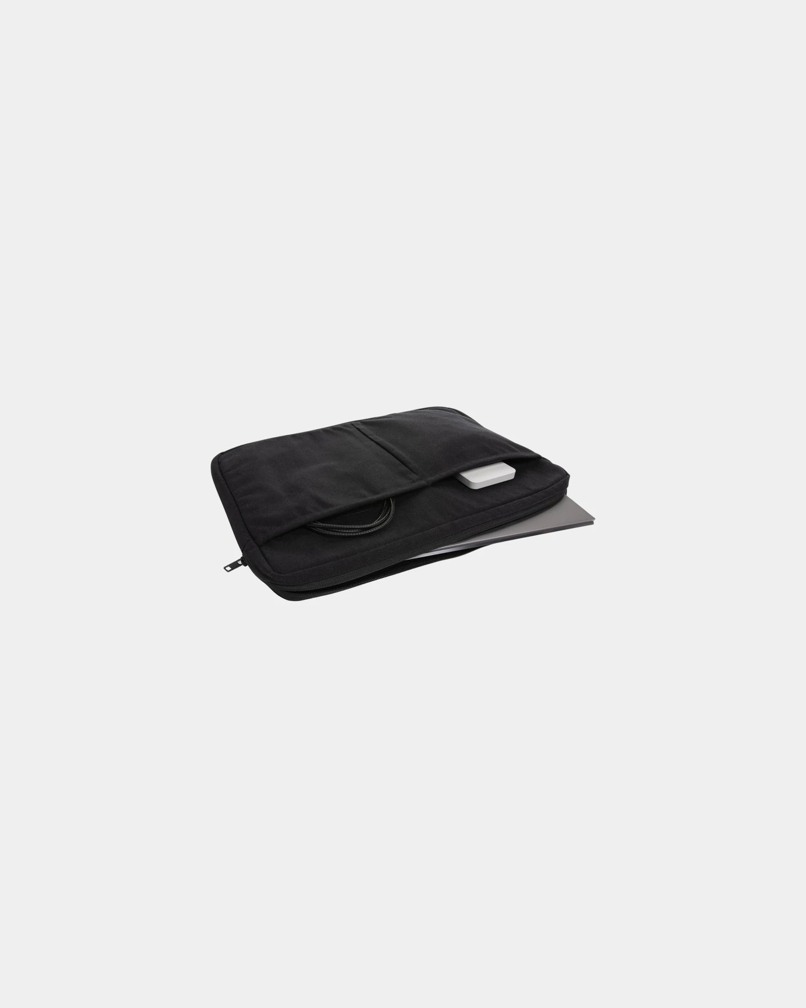 Custom recycled cotton laptop sleeve 15.6" - 1