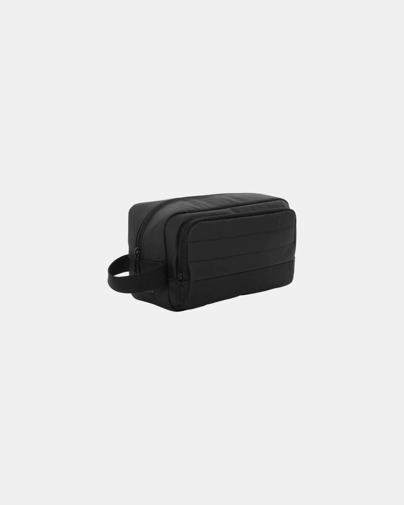 Promotional rPET AWARE™ travel toiletry bag - Black