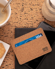 Custom cork RFID-blocking cardholder - 9