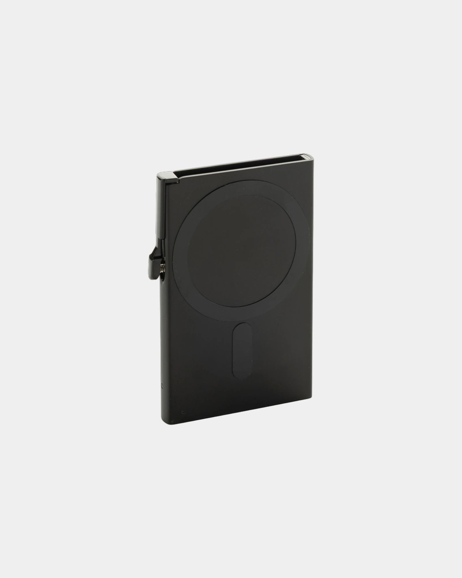 Promotional aluminum magnetic card holder - Black