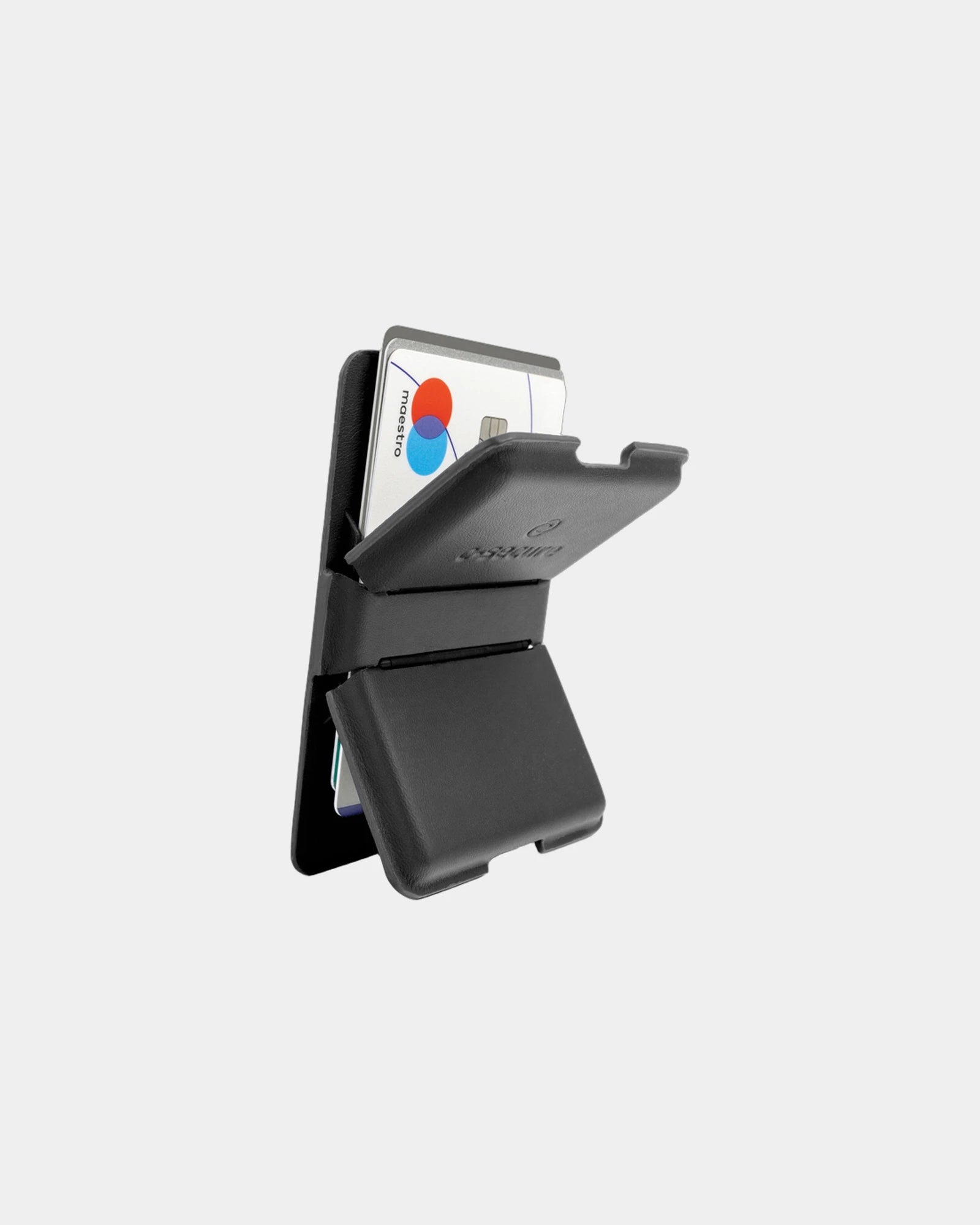 Promotional PU phone wallet C-Secure - Black