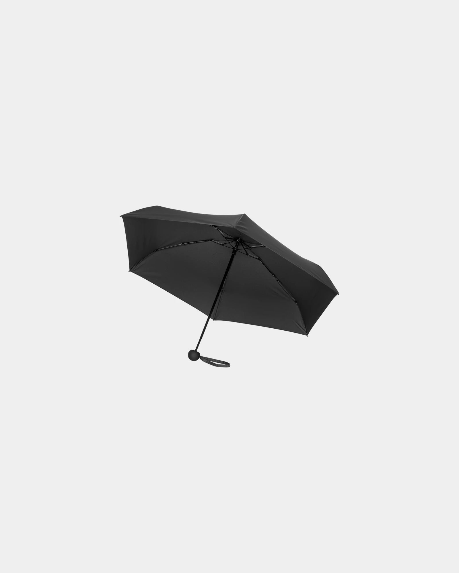 Promotional rPET 19.5" compact umbrella - Black