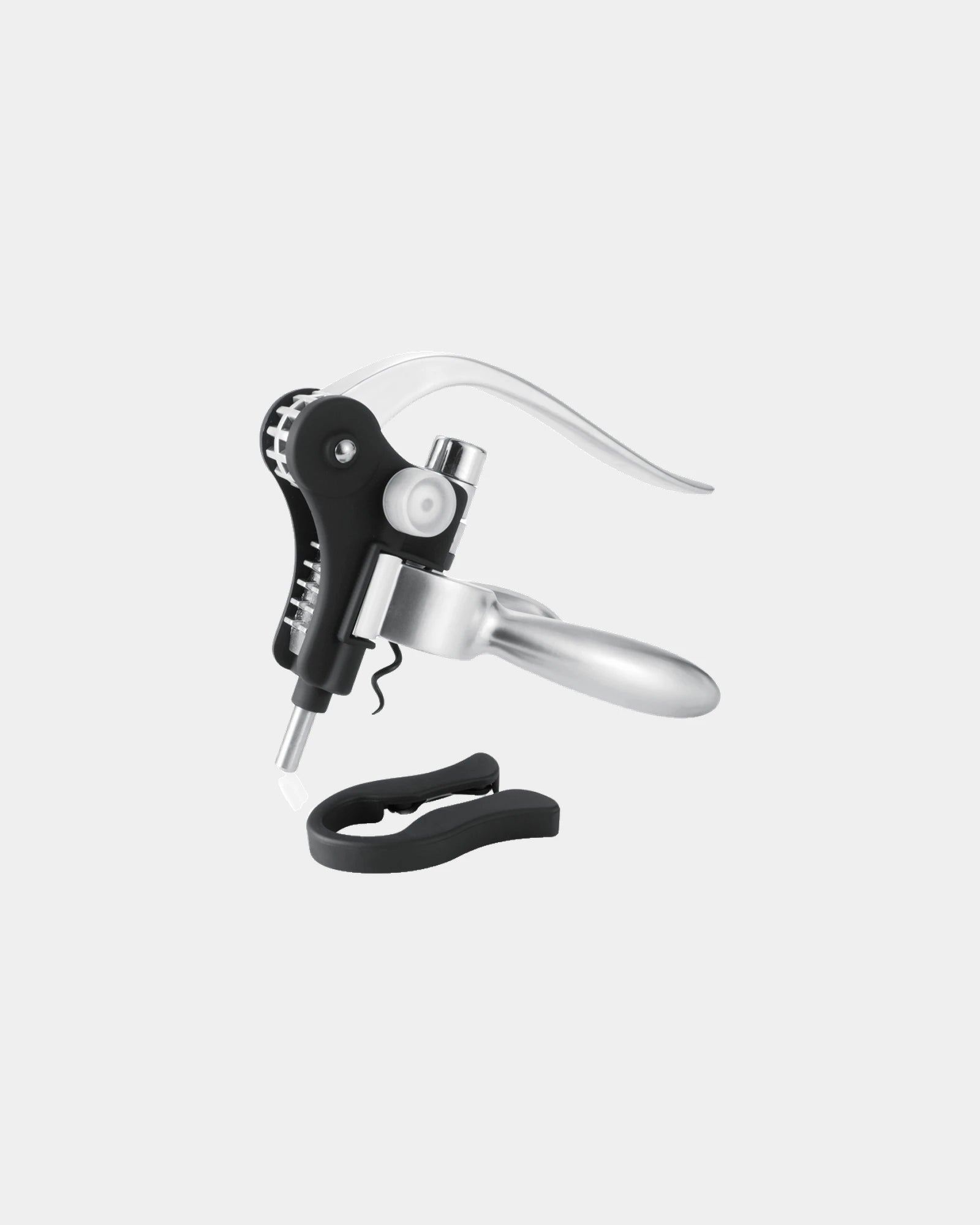 Promotional lever corkscrew for wine enthusiasts - Black