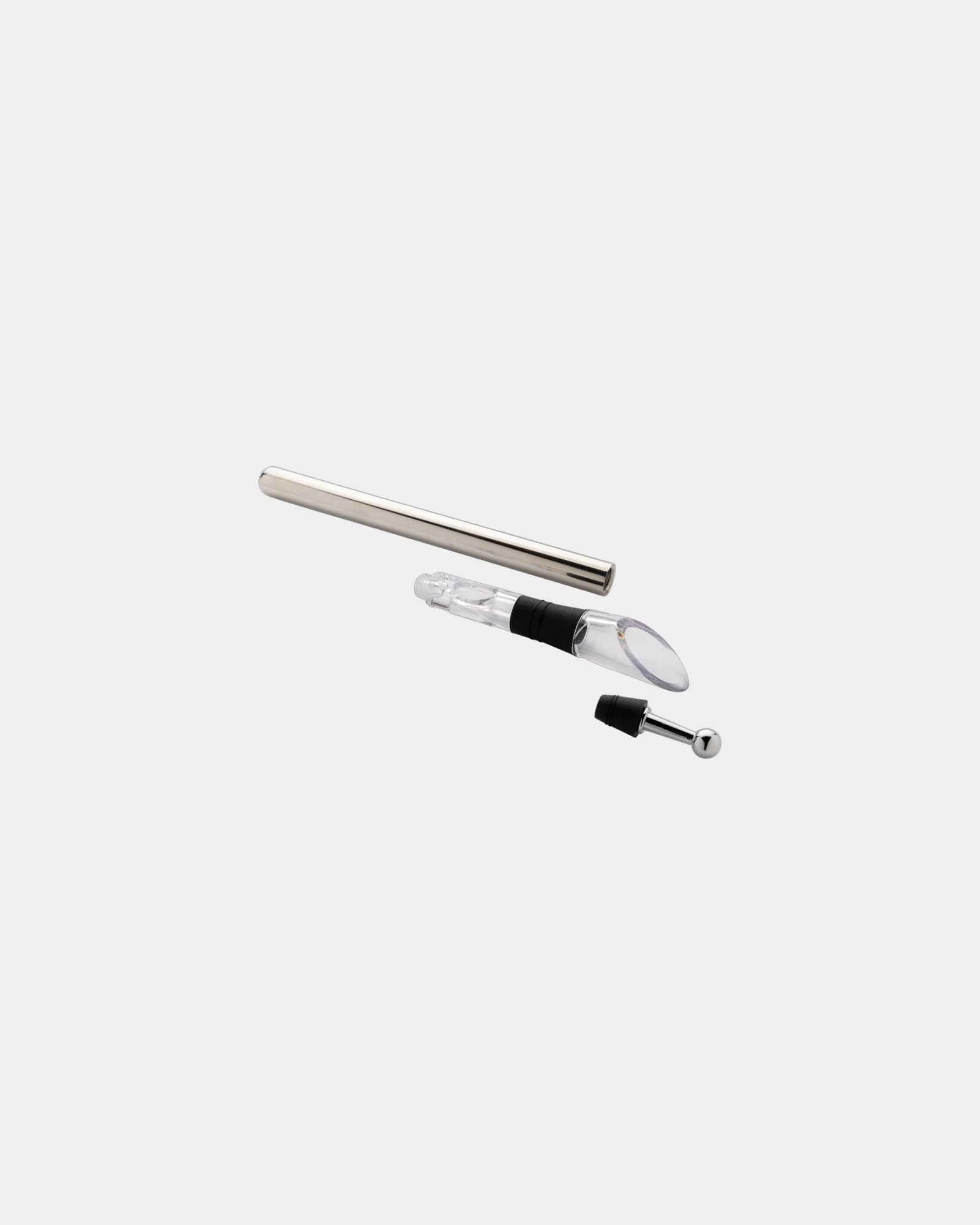 Promotional stainless steel wine chiller Vino - Silver