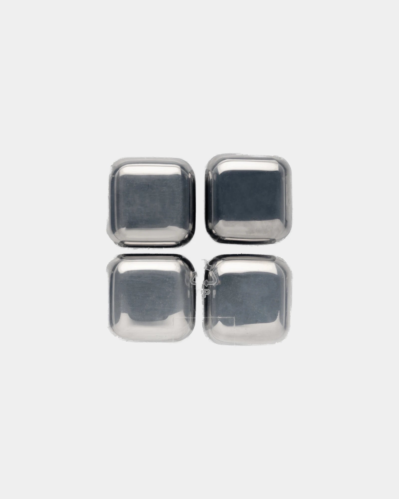 Promotional stainless steel reusable ice cubes set - 3