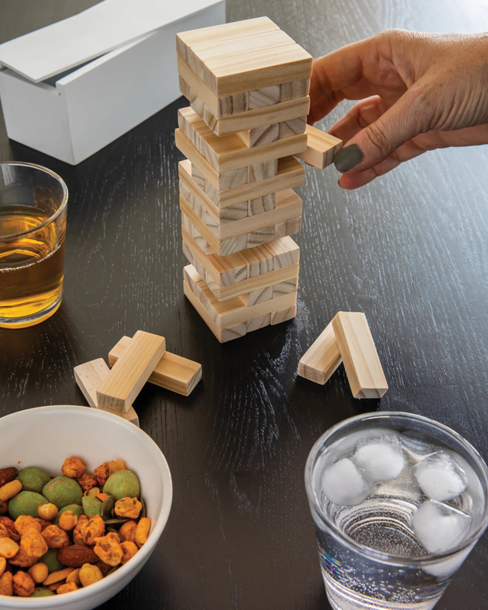 Promotional FSC wood stacking block game - 7