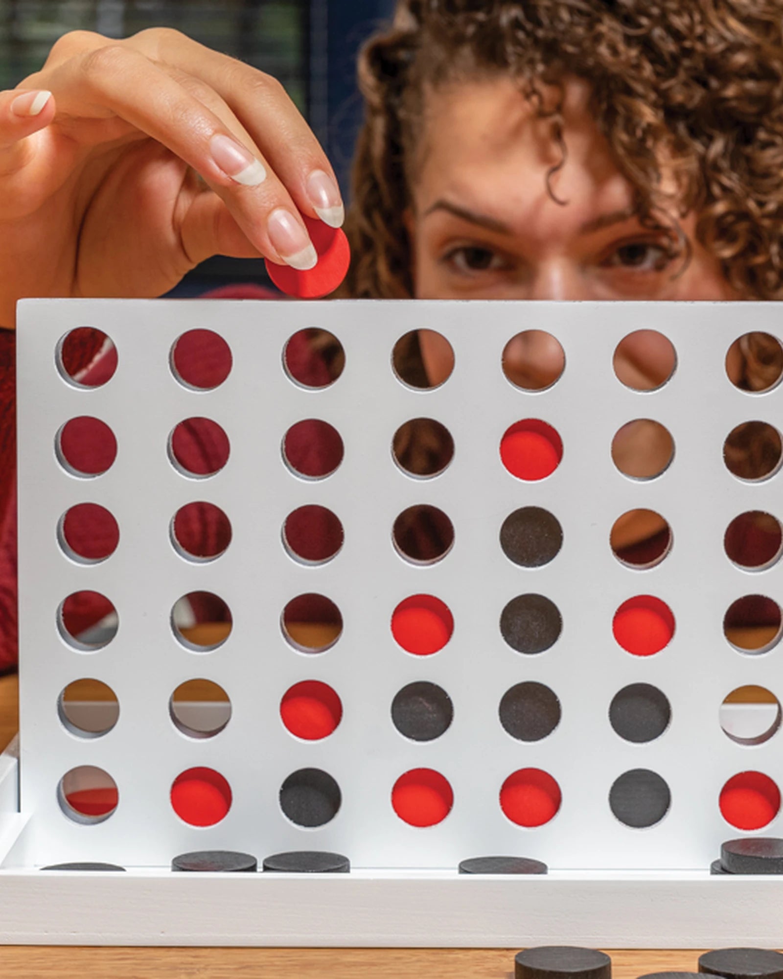 Promotional wooden Connect Four game - 5
