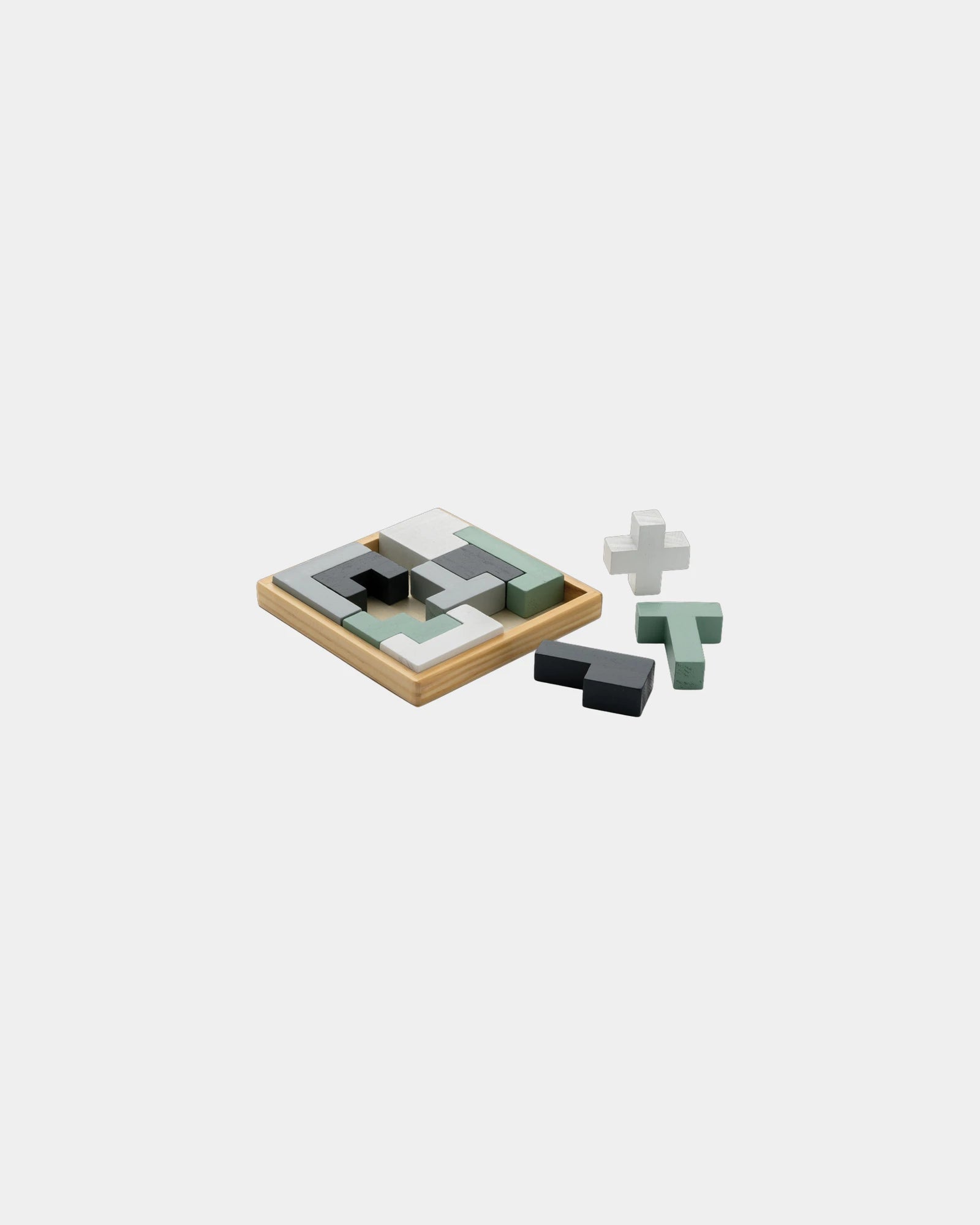 Promotional eco-friendly wooden puzzle - Brown