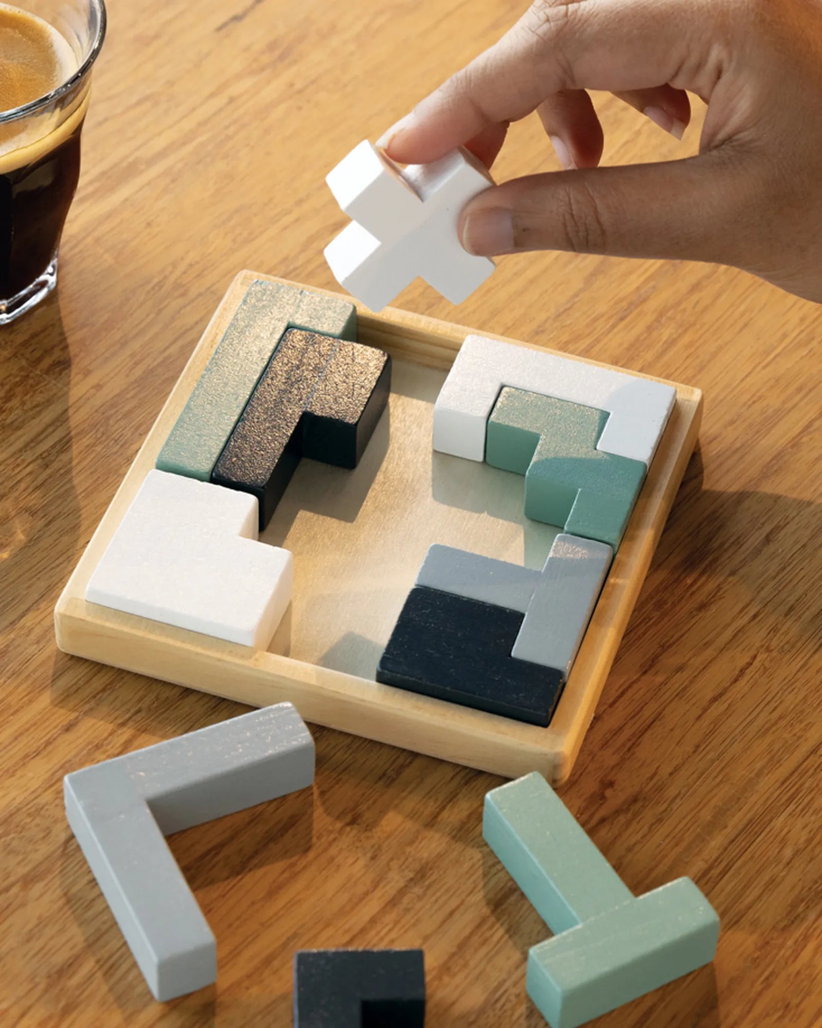 Promotional eco-friendly wooden puzzle - 5