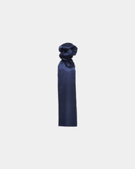 Custom polyester business scarf for women screen print - Navy