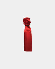 Custom polyester business scarf for women screen print - Red