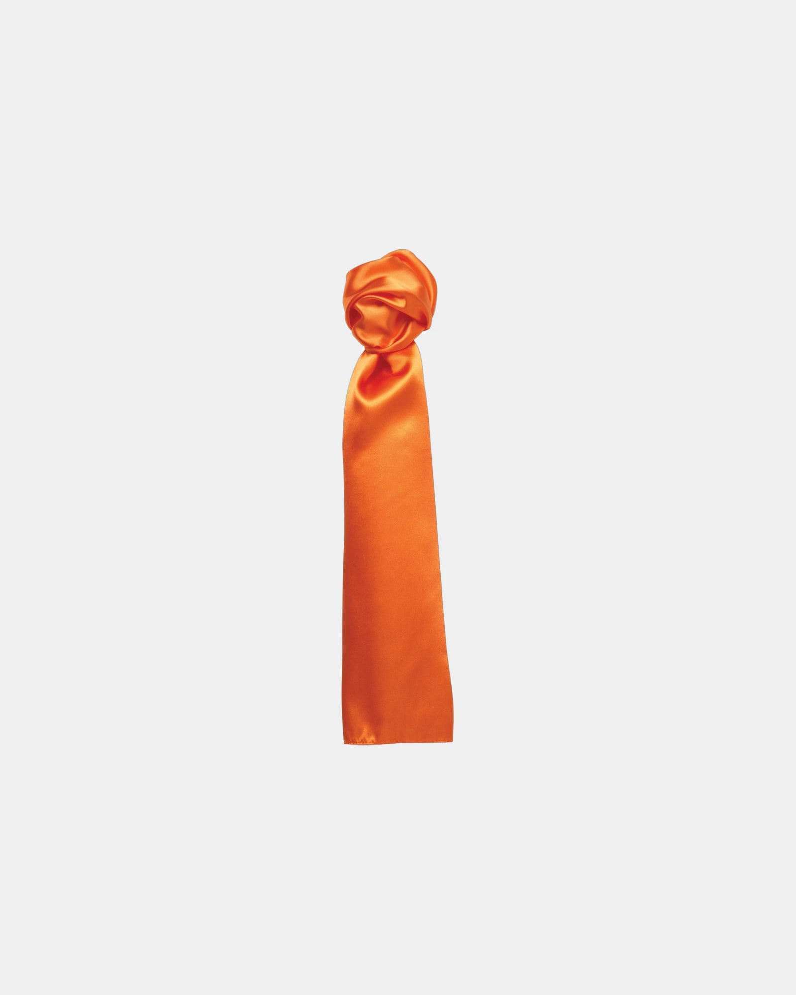 Custom polyester business scarf for women screen print - Orange