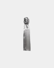 Custom polyester business scarf for women screen print - Grey