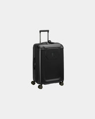 Custom polycarbonate suitcase Peugeot ZIP 66 cm - Black