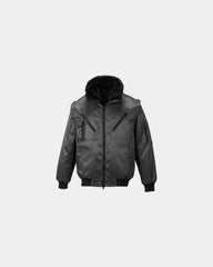 Promotional 4-in-1 work jacket Portwest - Black-Sky Blue