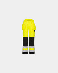 Promotional high visibility PW2 holster trousers - Yellow-Black