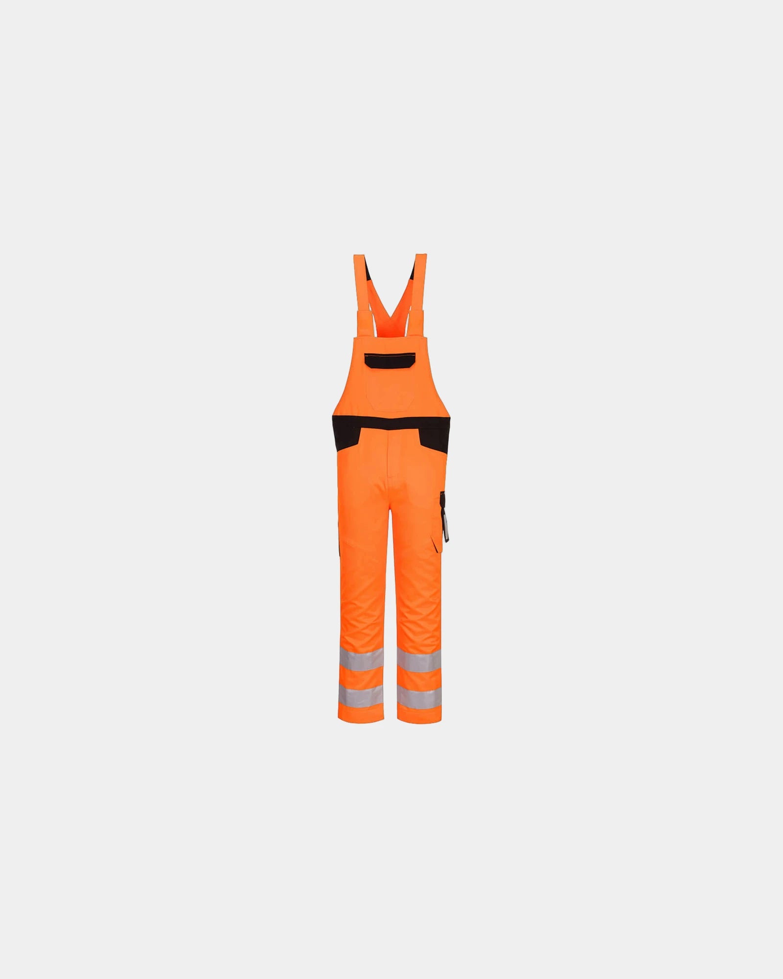 Promotional high-visibility bib and brace - Orange