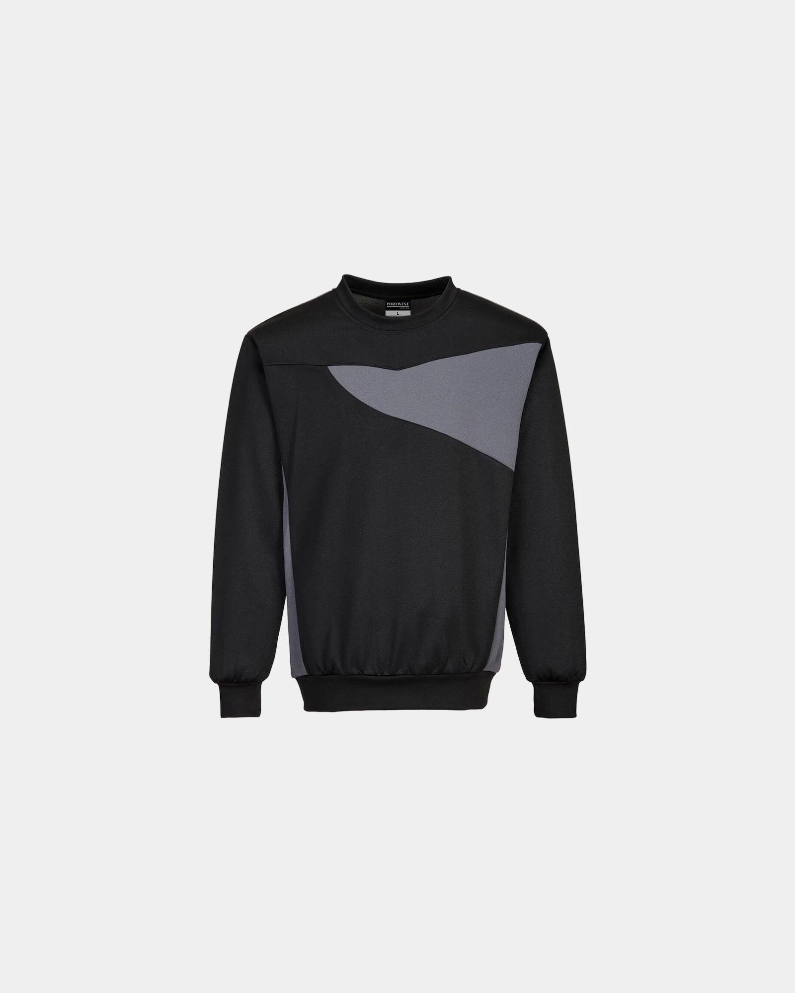 Custom contrast crew neck sweatshirt PW2 S1 - Grey