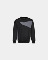 Custom contrast crew neck sweatshirt PW2 S1 - Grey