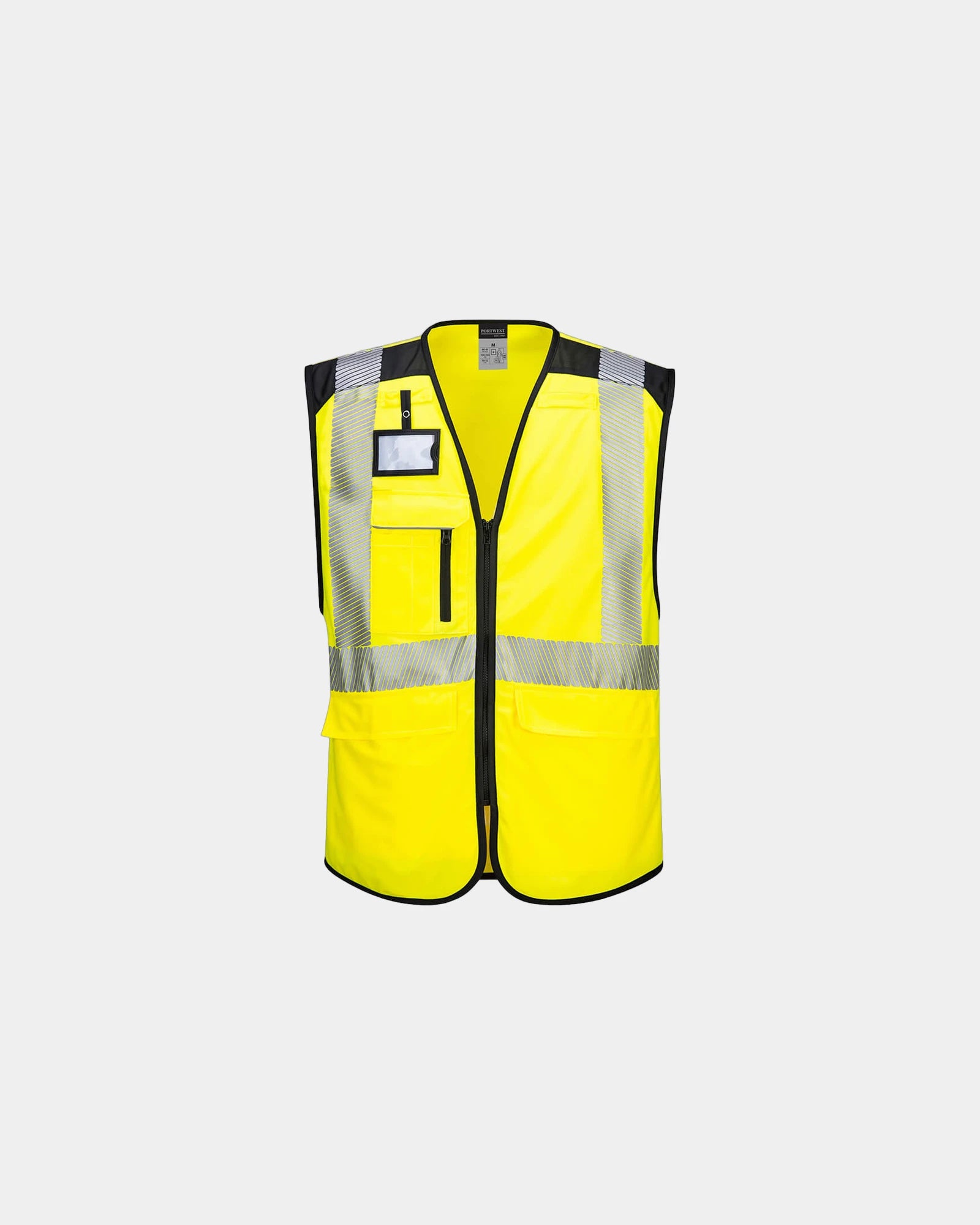 Promotional high-visibility vest 65% polyester - Yellow-Black