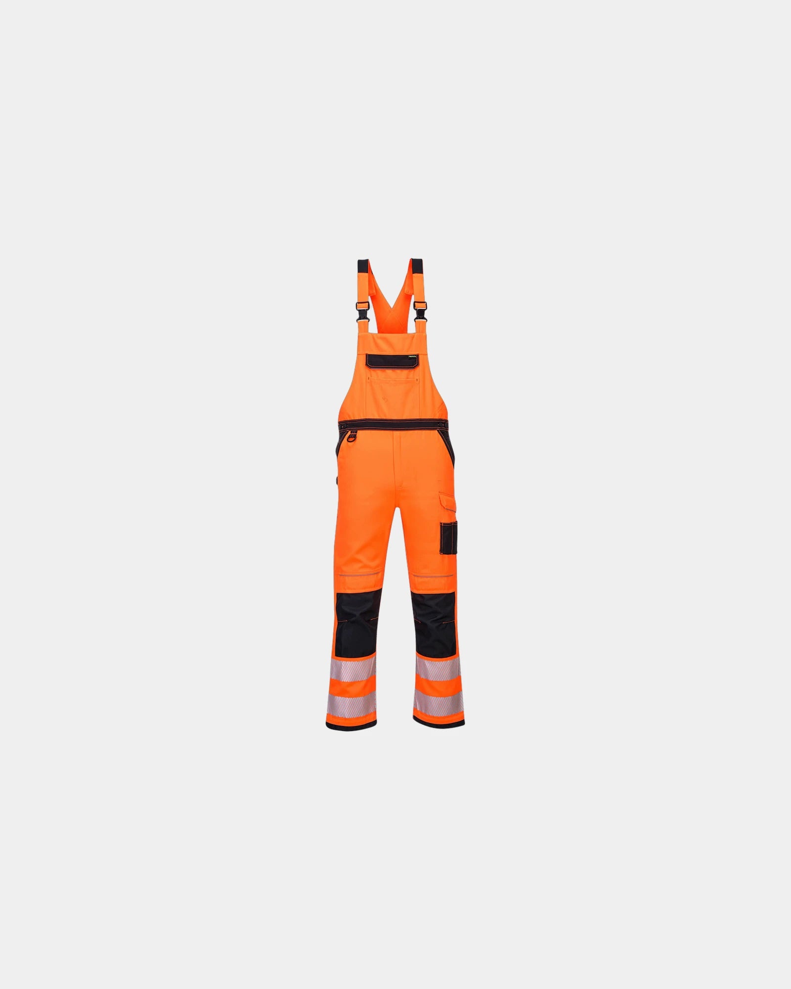 Promotional high-visibility bib overalls - Orange