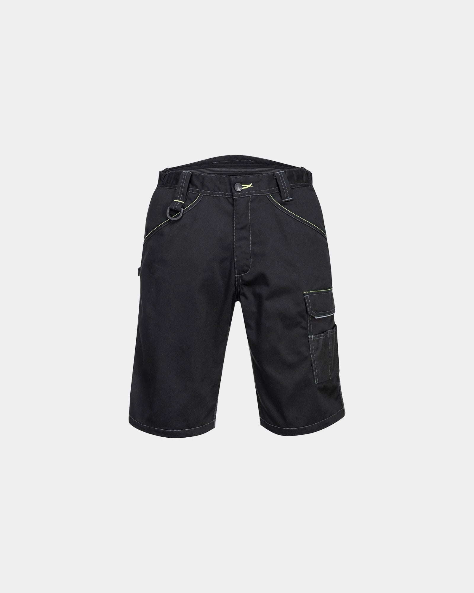Promotional work bermuda shorts for warm weather - Black-Sky Blue