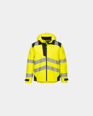 Promotional waterproof breathable jacket Portwest PW3 - Yellow-Black