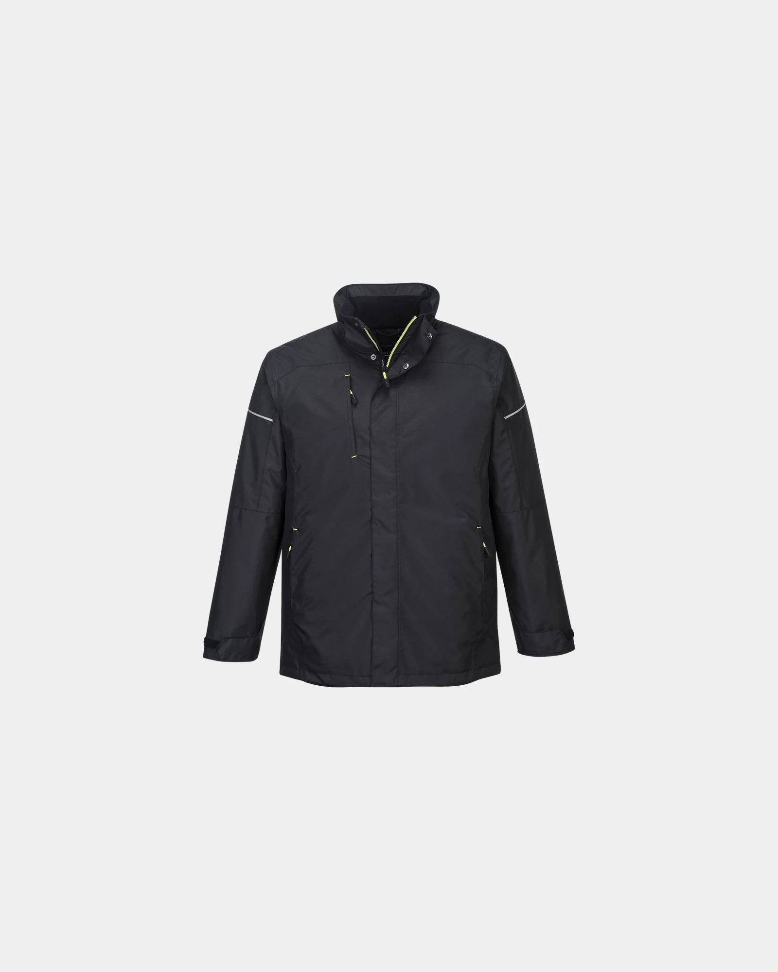 Promotional insulated parka for extreme weather - Black-Sky Blue