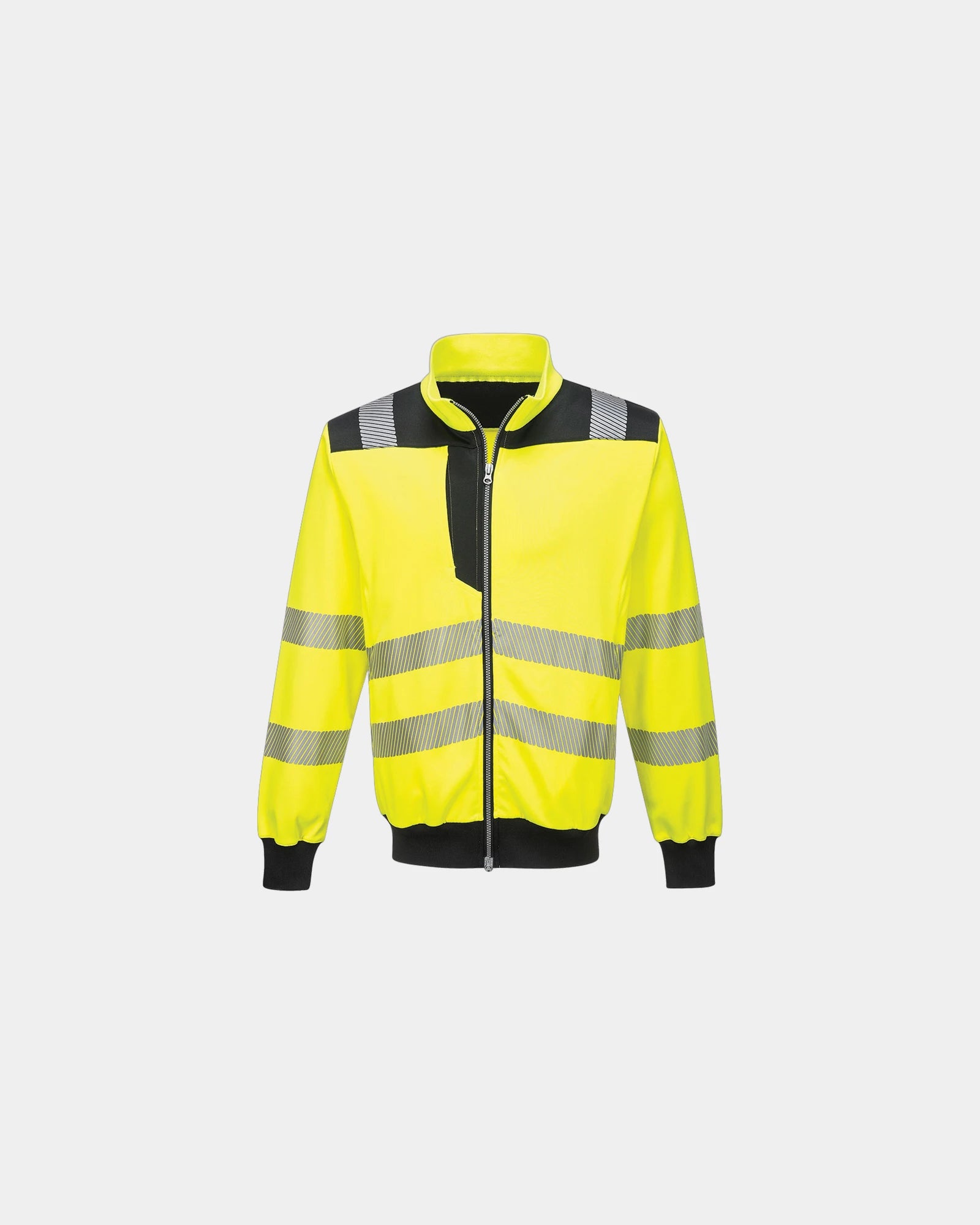 Promotional high-visibility sweatshirt Portwest B303 - Yellow-Black