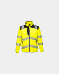 Promotional Hi-Vis Baffle jacket - Yellow-Black