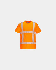 Custom lightweight traffic T-shirt for visibility - Orange