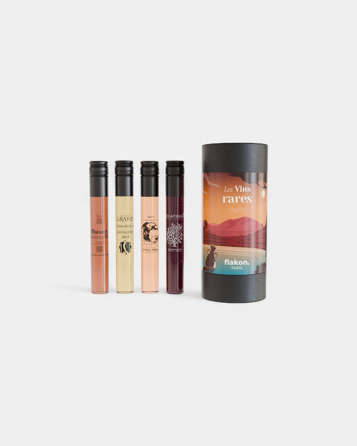 Tasting set 4 customizable wine bottles - 15