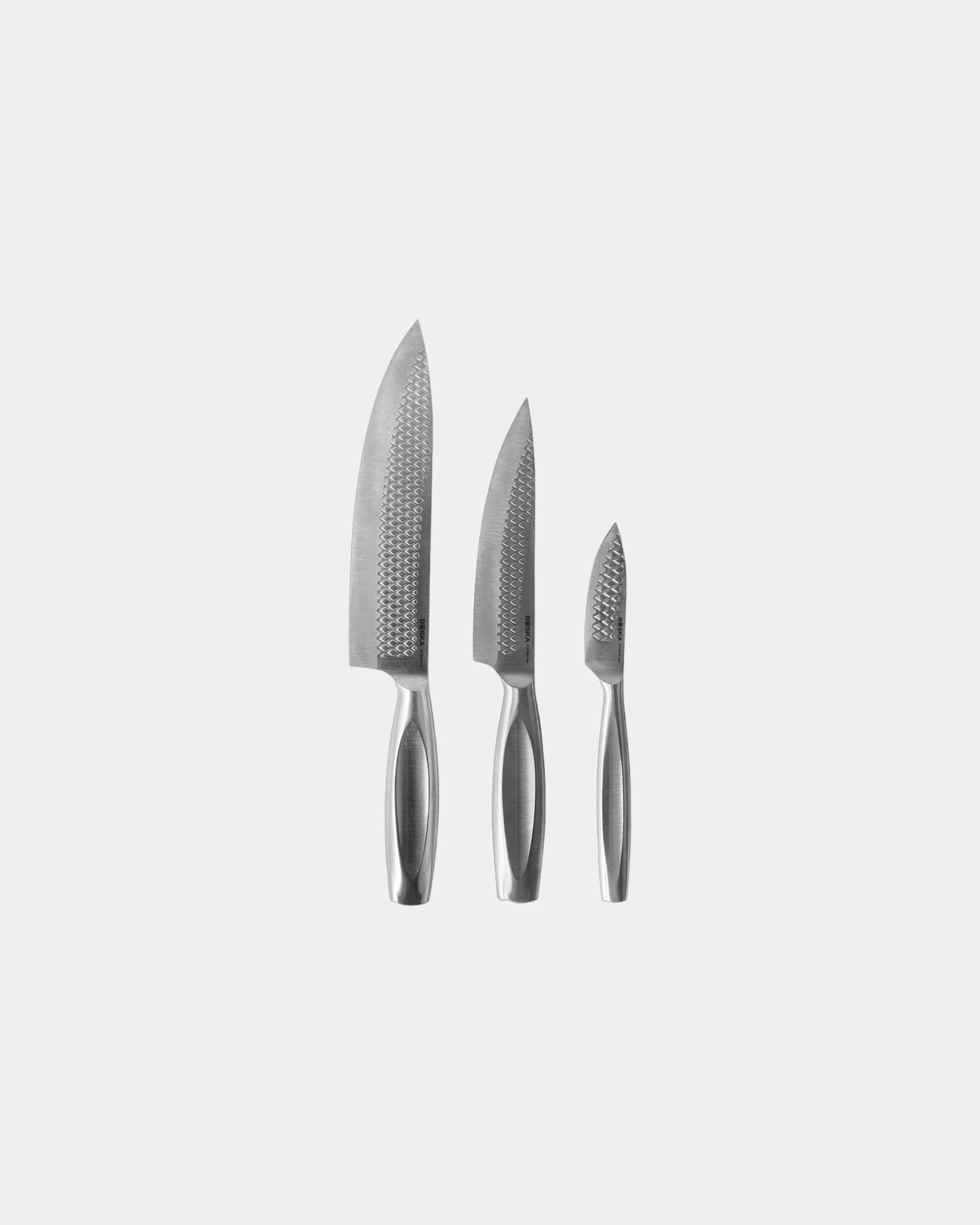 Custom stainless steel kitchen knife set Boska Monaco+ - Steel